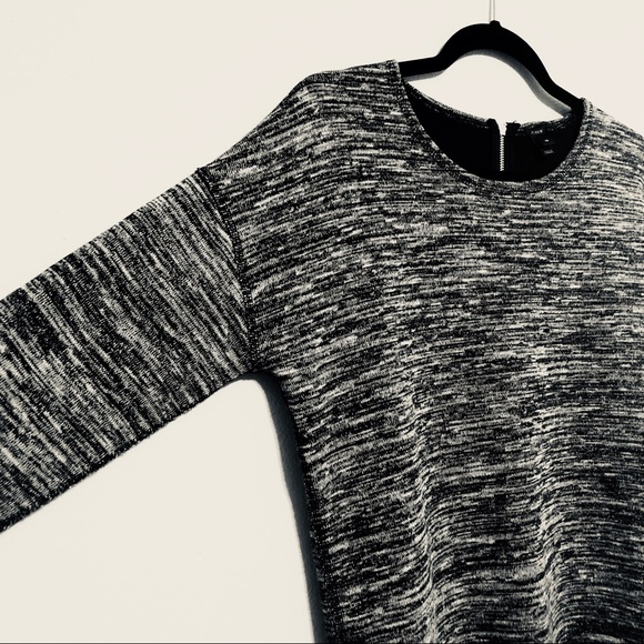 [J. Crew] Tunic Sweater 3/4 Sleeve with Silver Zip - Picture 6 of 7